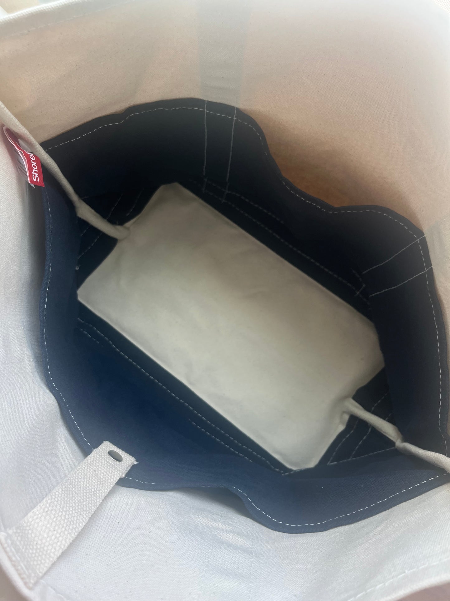 Classic Canvas Tote Bag Medium - Navy