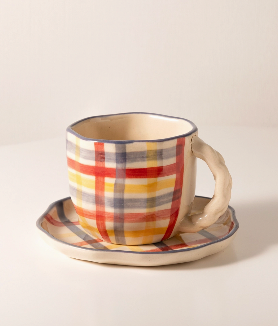 Cup and Saucer Set - Multi, 250ml