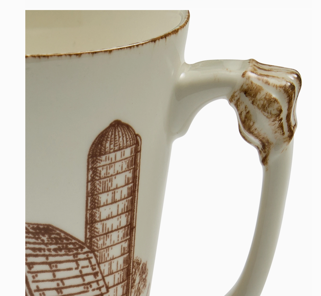 Down On The Farm Toile Mug