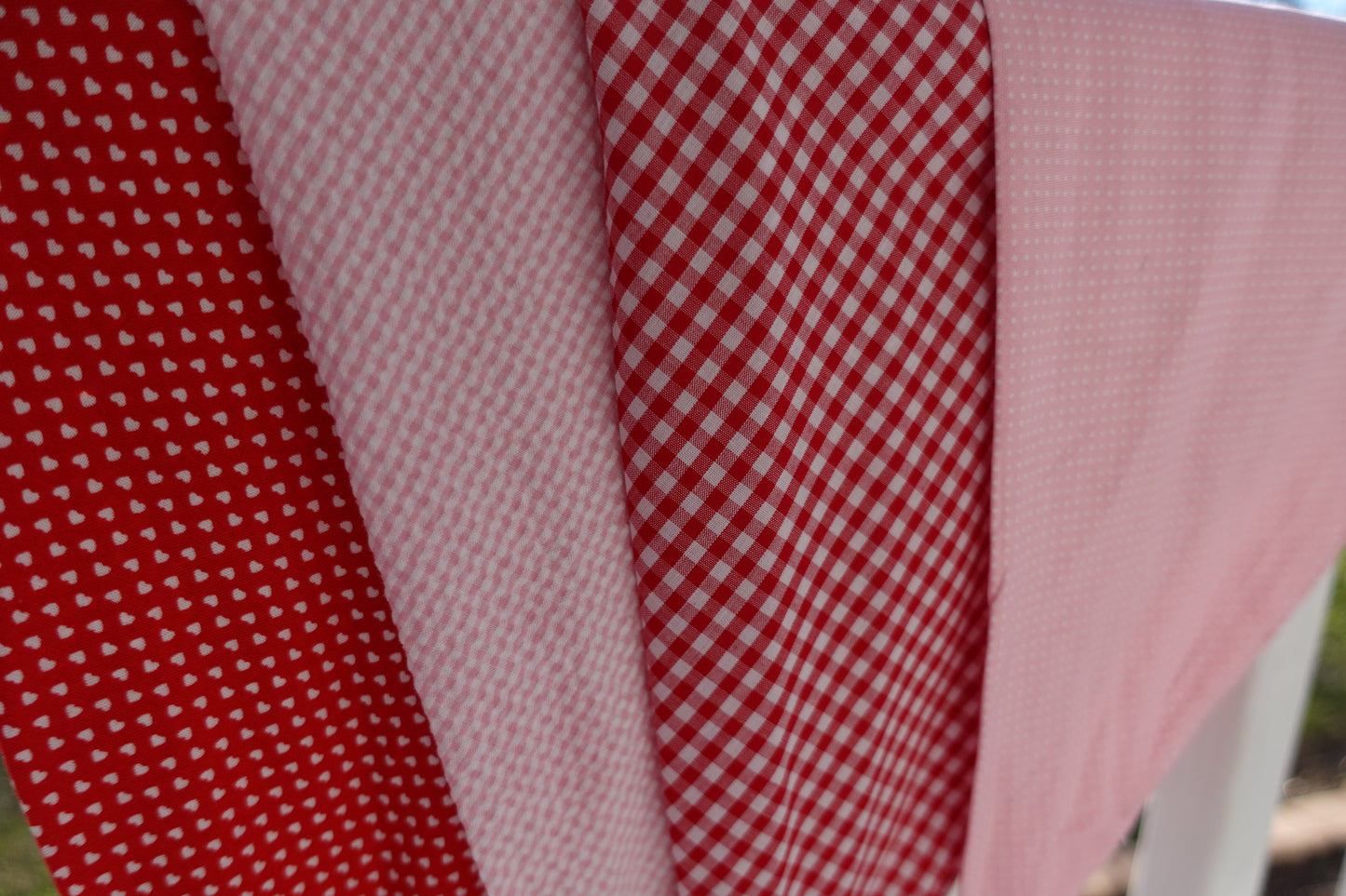 Pink & White Striped Pet Bandana