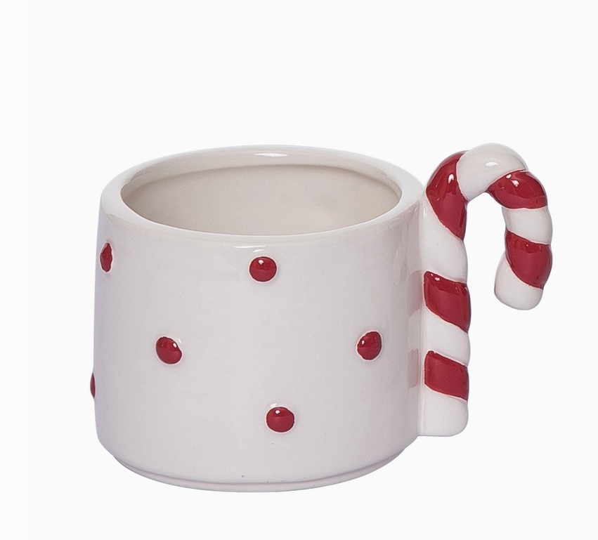 Peppermint Espresso Mugs Set of 2