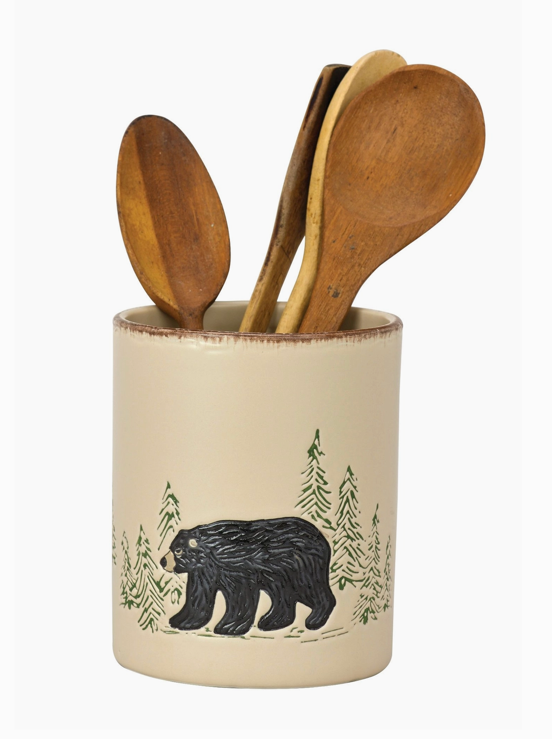 Rustic Retreat Utensil Crock