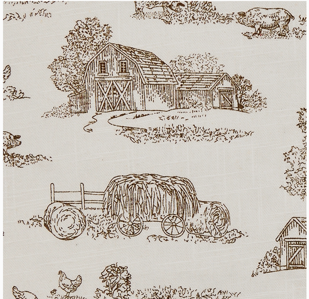 Down On The Farm Toile Napkin