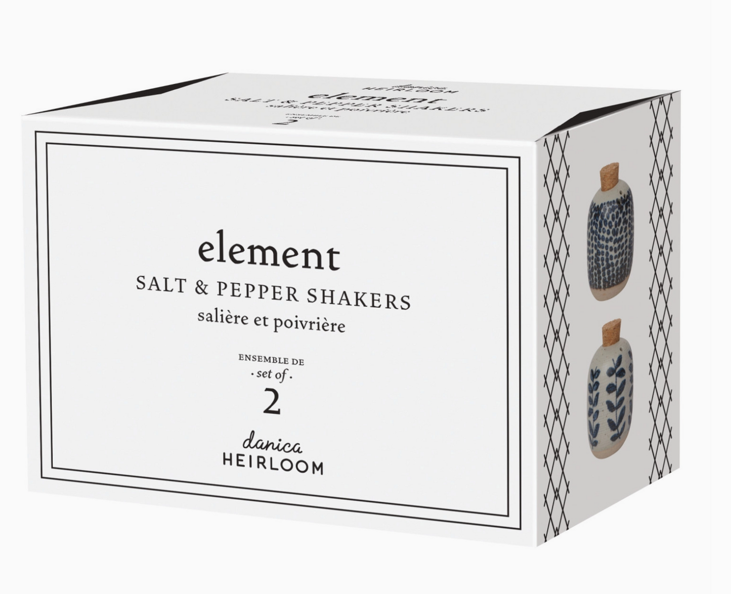 Element Salt and Pepper Shakers Set of 2